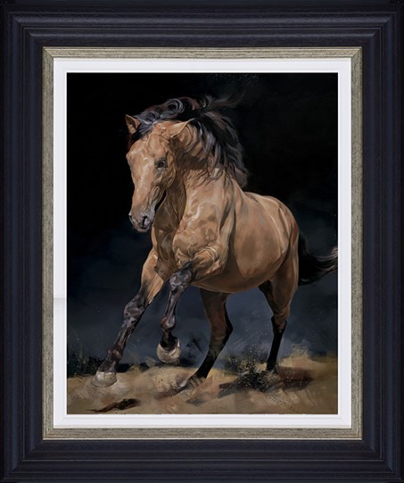 Chasing the Wind by Debbie Boon - Framed Hand Finished Limited Edition on Canvas